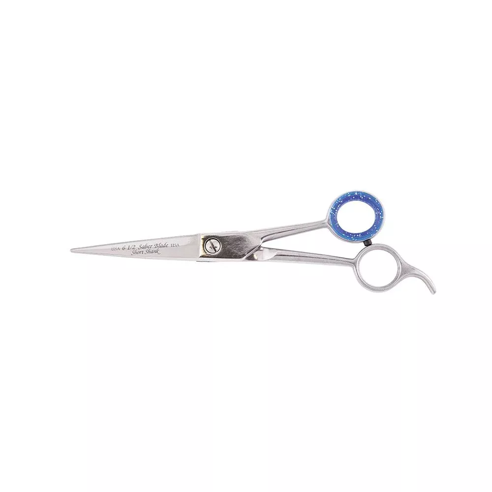 Heritage Cutlery SA65-C 6 1/2'' Pet Grooming Scissor w/triangular shape blade/Curved Blade