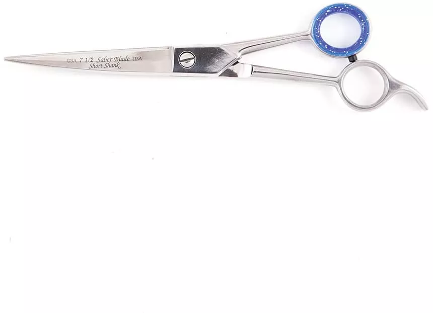 Heritage Cutlery SA75-C 7 1/2'' Pet Grooming Scissor w/triangular shape blade/Curved Blade