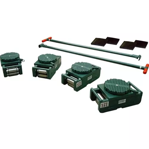 Hilman Rollers 120 Ton FT Riggers Kit 4 Diamond Swivels RS-120-SLD