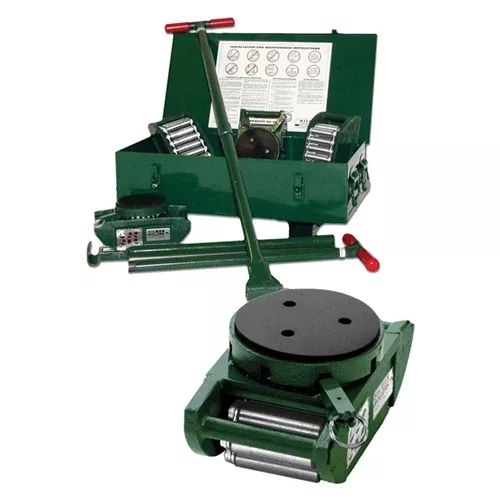 Hilman Rollers 15 Ton FT Deluxe Riggers Kit 4 Pad Swivels KRS-15-SLP