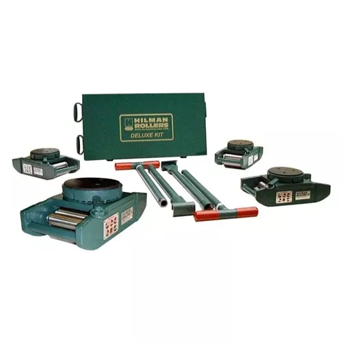 Hilman Rollers 60 Ton FT Deluxe Riggers Kit 4 Pad Swivels KRS-60-SLP