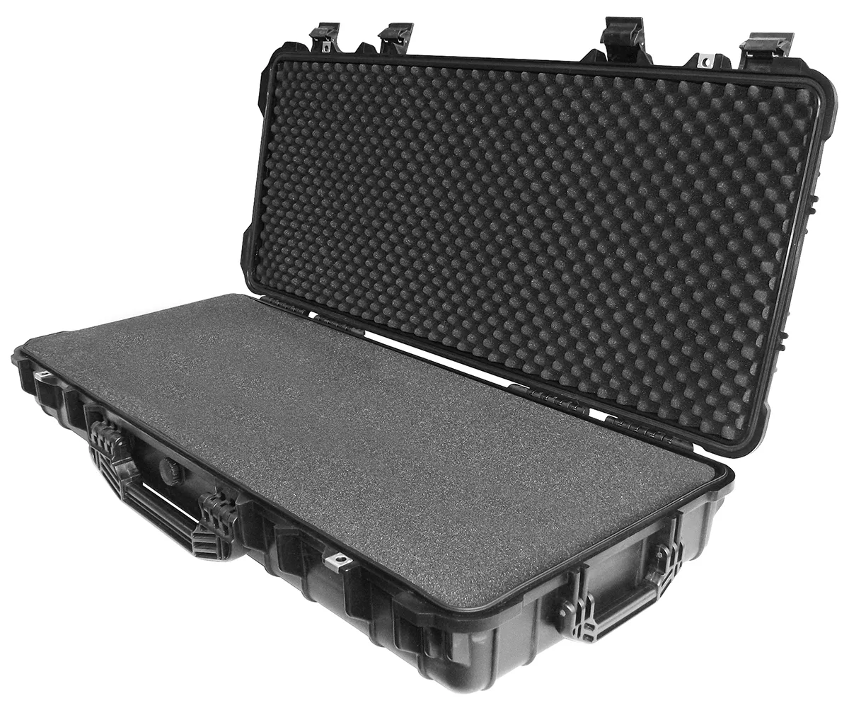 IC-4200BKW - Protective Case 4200 with foam, 38.4 x 16.9 x 6.6", Black, With Wheels