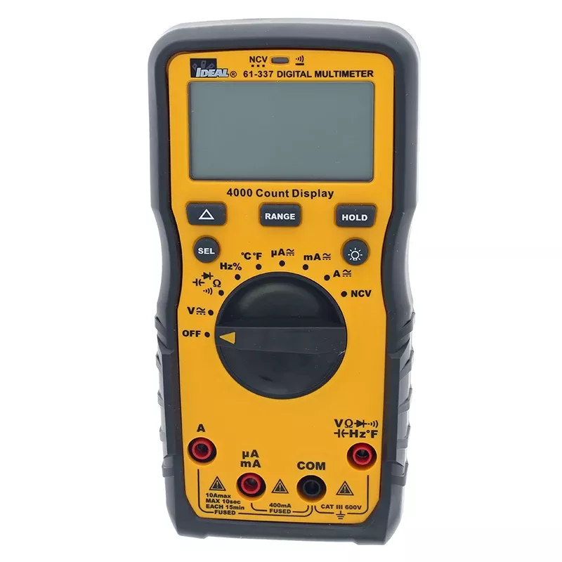 Ideal 61-337 600V Auto Range Multimeter