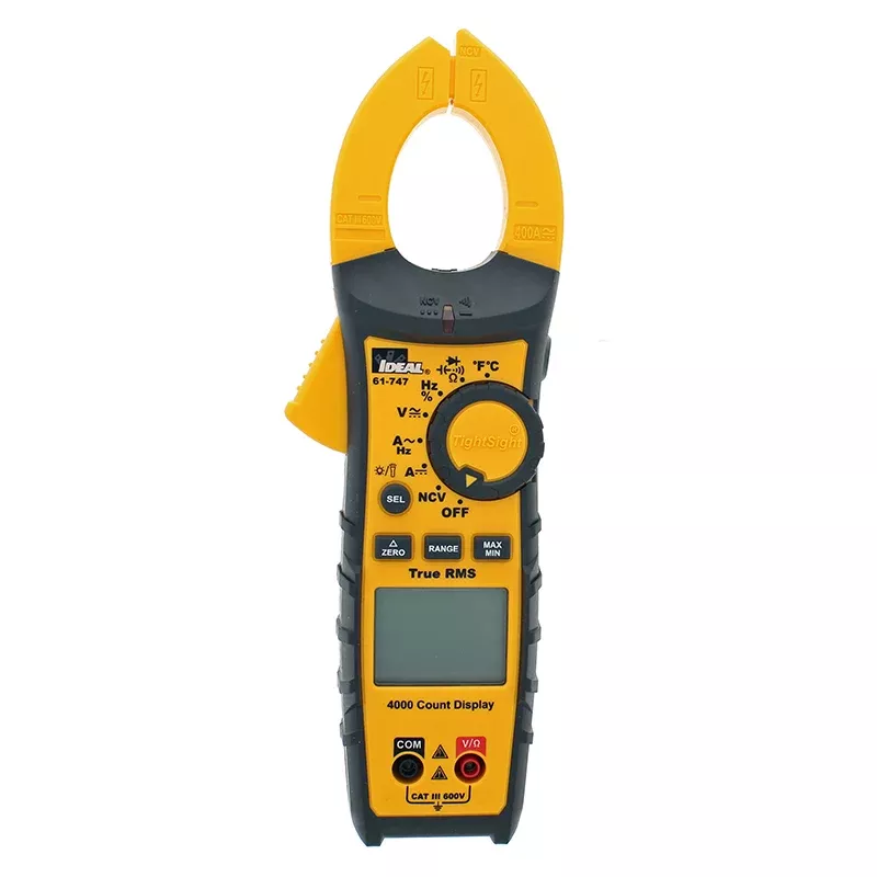 Ideal 61-747 400A AC/DC TRMS TightSight Clamp Meter