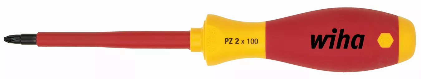 Insulated Pozidriv Screwdriver #1 x 80mm Blade Length