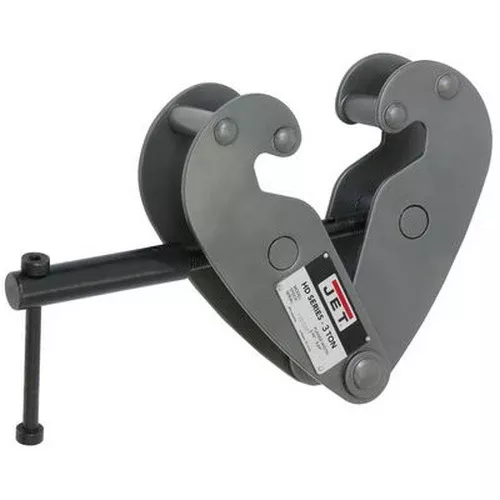 Jet HD-3T Standard 12-3/5" Wide 3-Ton Beam Clamp 202730