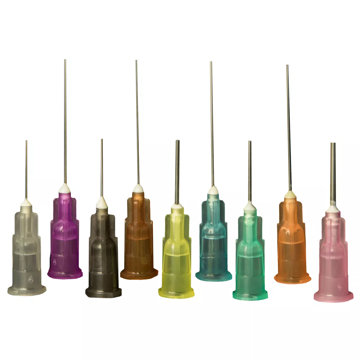 JG14-0.5EH Ear Style Dispensing Tips 14 Gauge 0.5" Ear Style Tip ID .072" - Light Green - Pack of 10