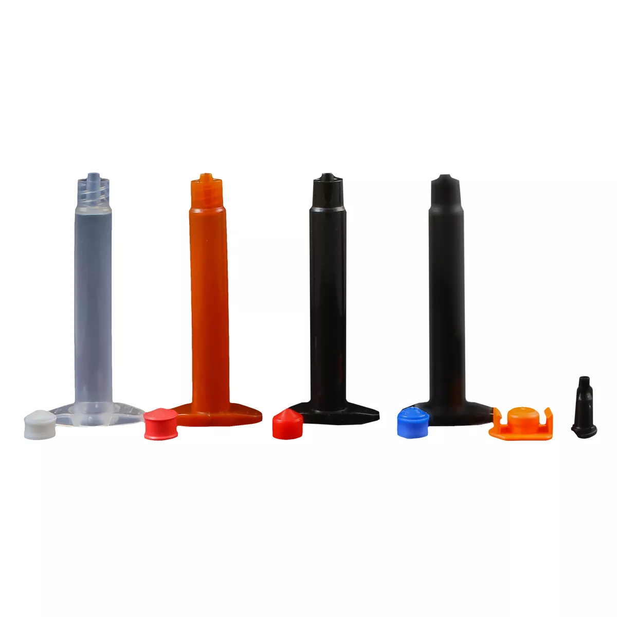 JG3A-50 - Syringe 3 cc Air Barrel, White PE Stopper - Pack of 50 pcs