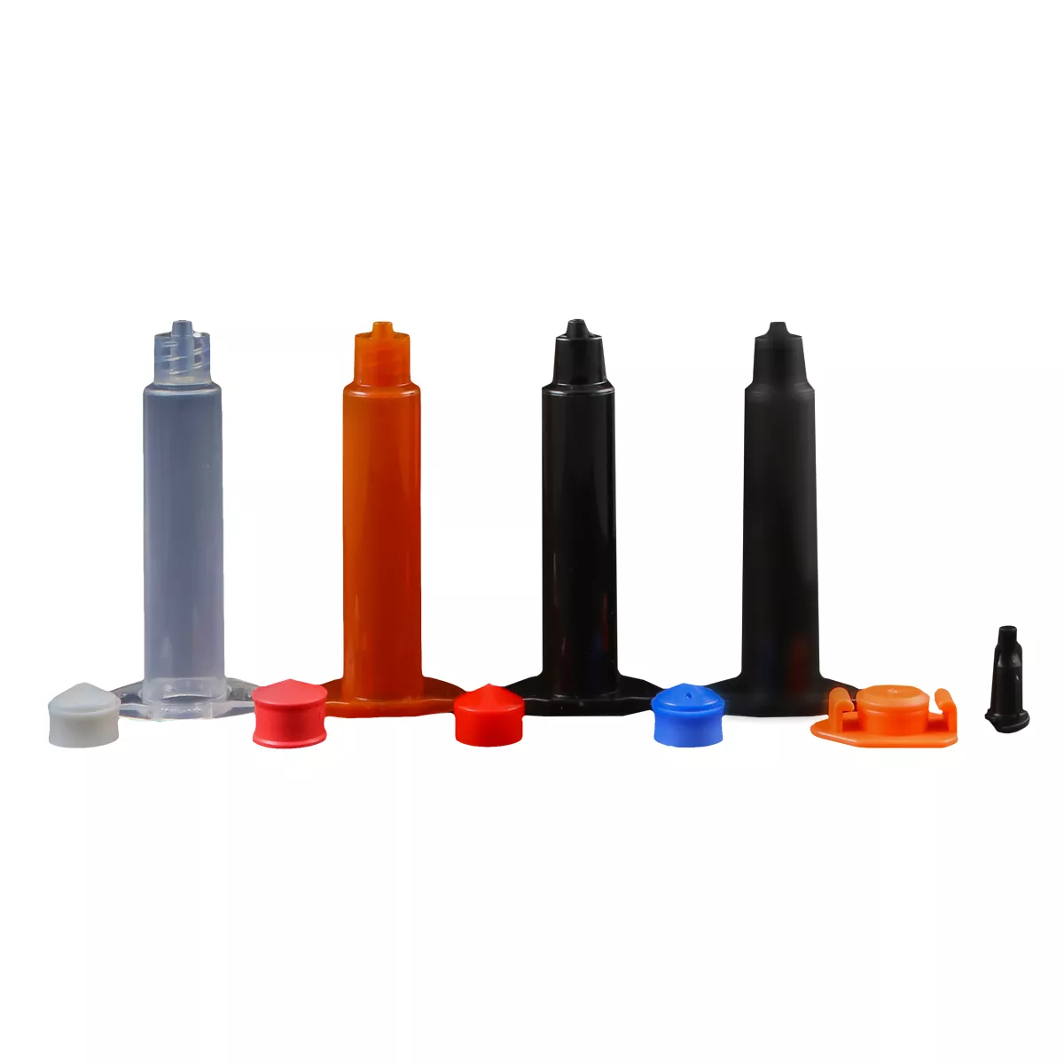 JG5A-40 - Syringe 5 cc Air Barrel, White PE Stopper - Pack of 40 pcs