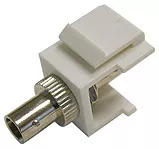 Keystone Feedthru Insert - ST, Fibre Optic