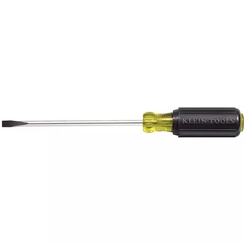 Klein 1/4" Cabinet Tip Screwdriver 4" Shank 605-4