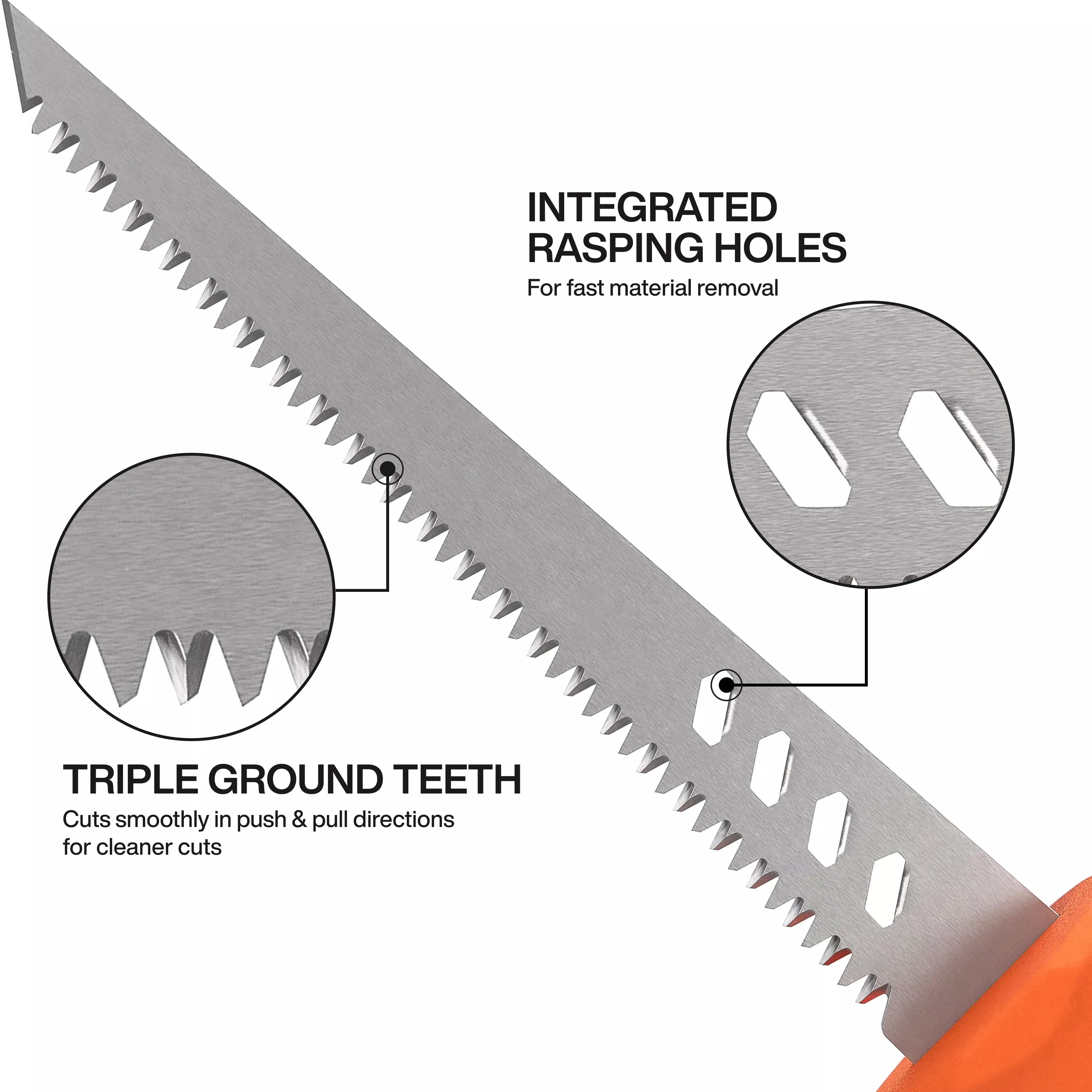 Klein 31711 Fixed Blade Rasping Jab Saw