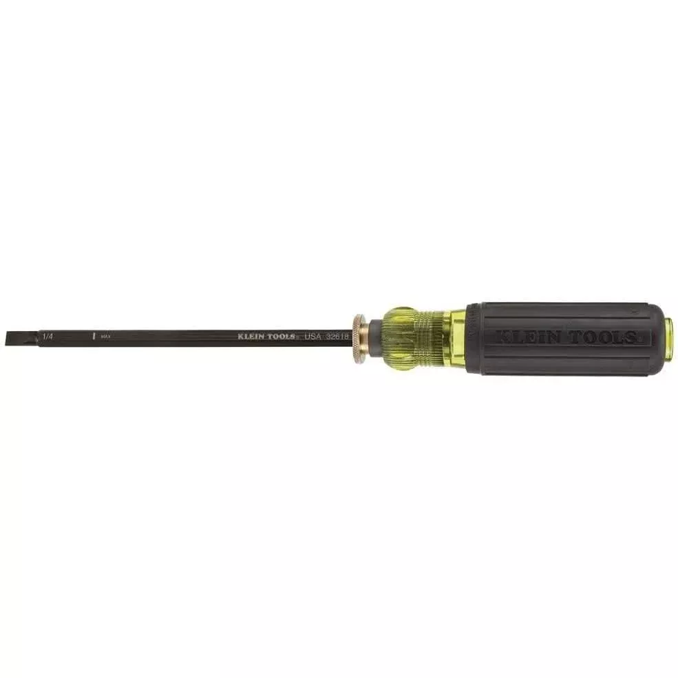 Klein 32751 Adjustable Screwdriver, #2 Phillips, 1/4-Inch Slotted