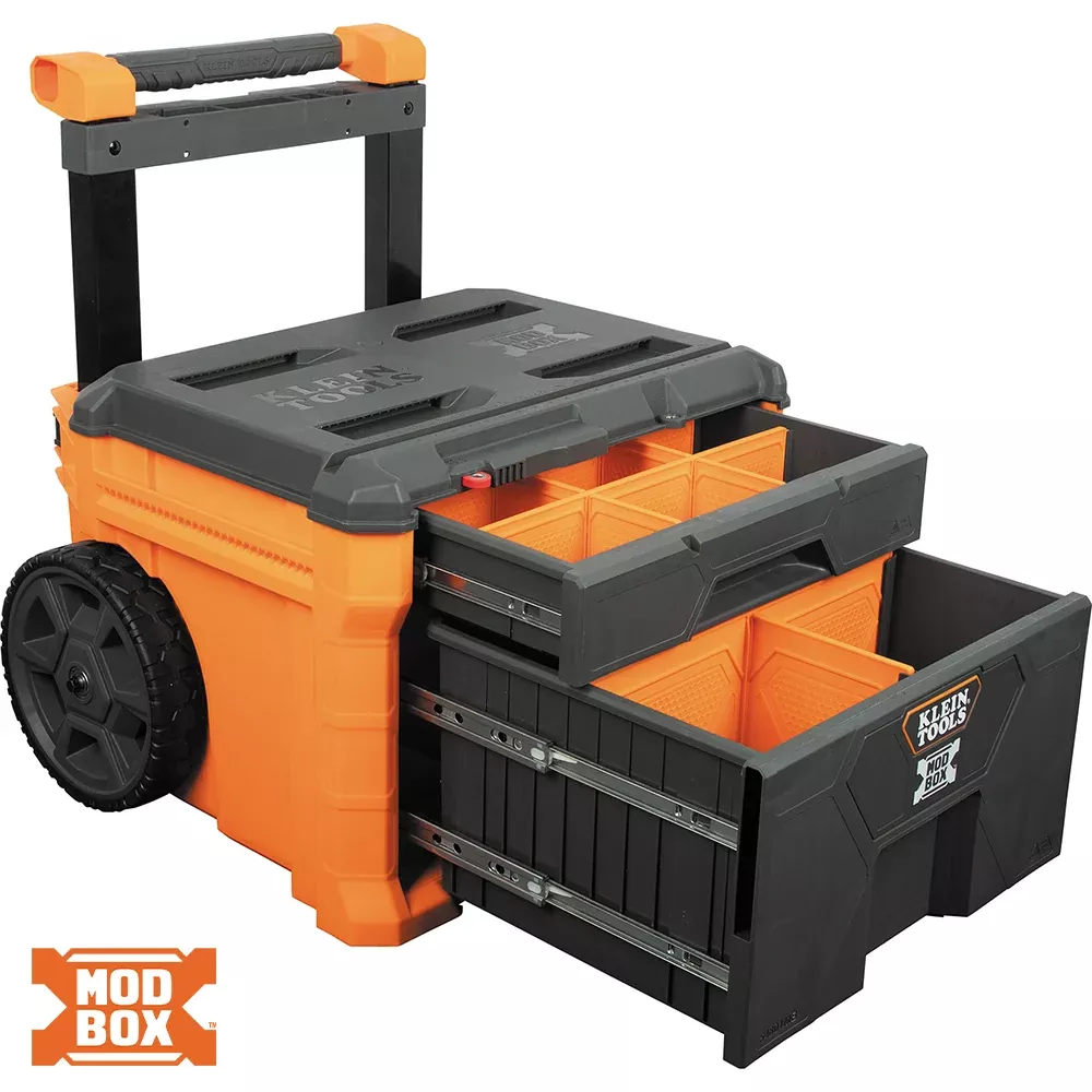 Klein 54801MB MODbox 2-Drawer Rolling Toolbox