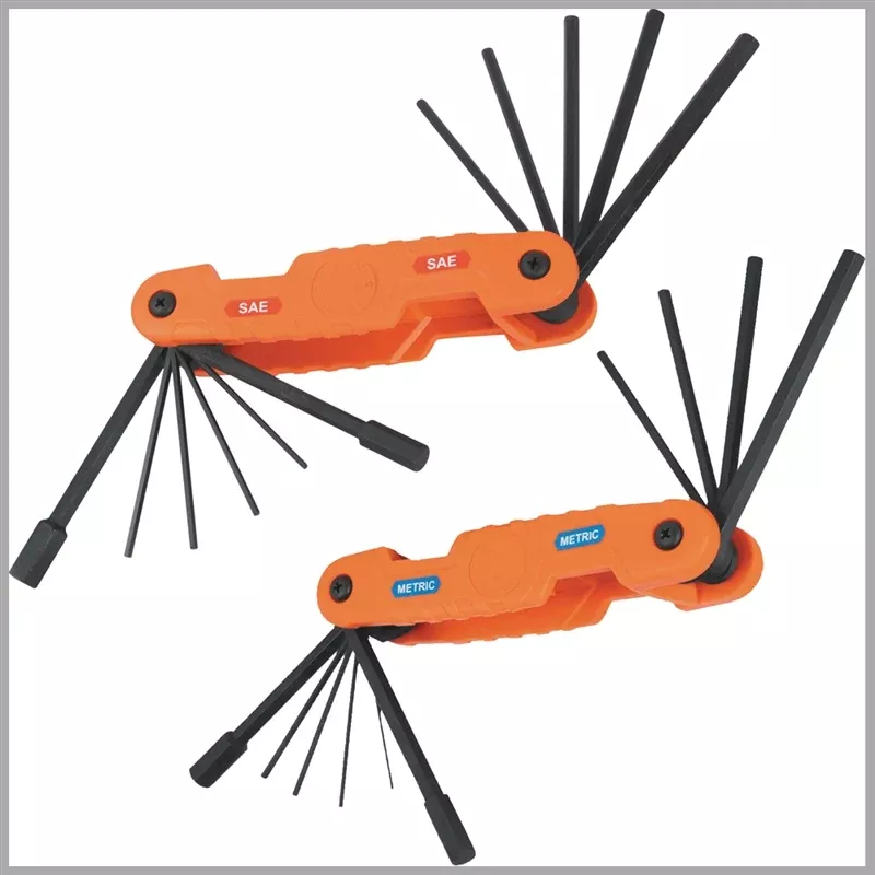 Klein 70552 SAE, Metric Pro Folding Hex Key Set