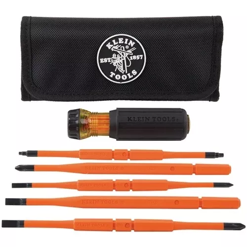 Klein 8-in-1 Insulated Interchangeable Screwdriver Set 32288