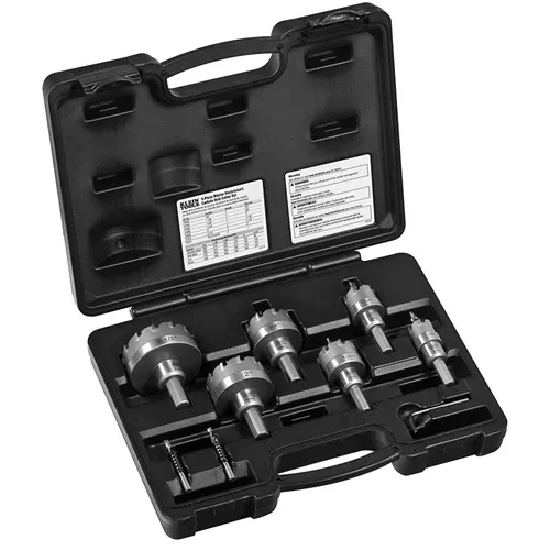 Klein 8 Piece Master Electricians Hole Cutter Kit 31873