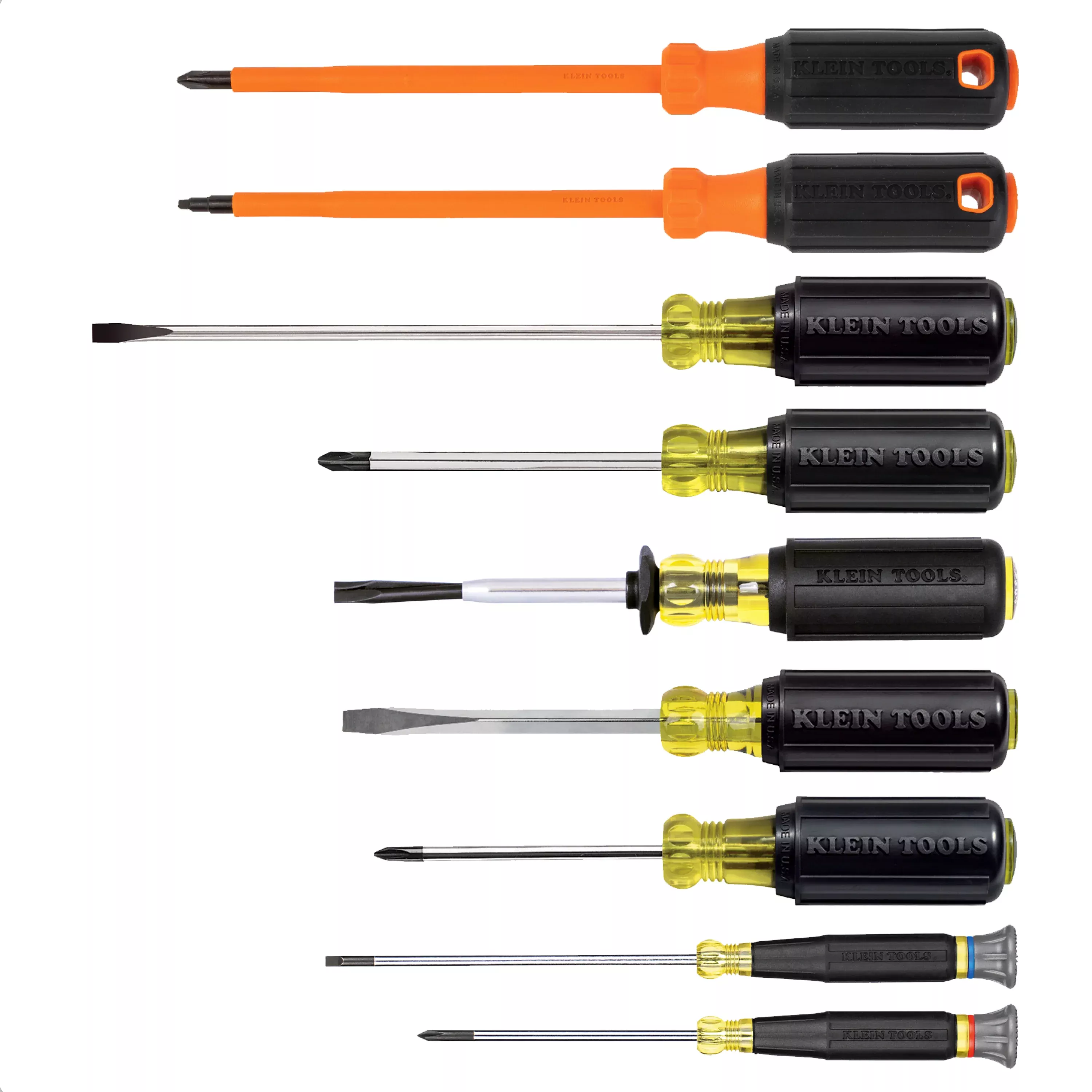 Klein 85850 9-Piece Electrician Screwdriver Set