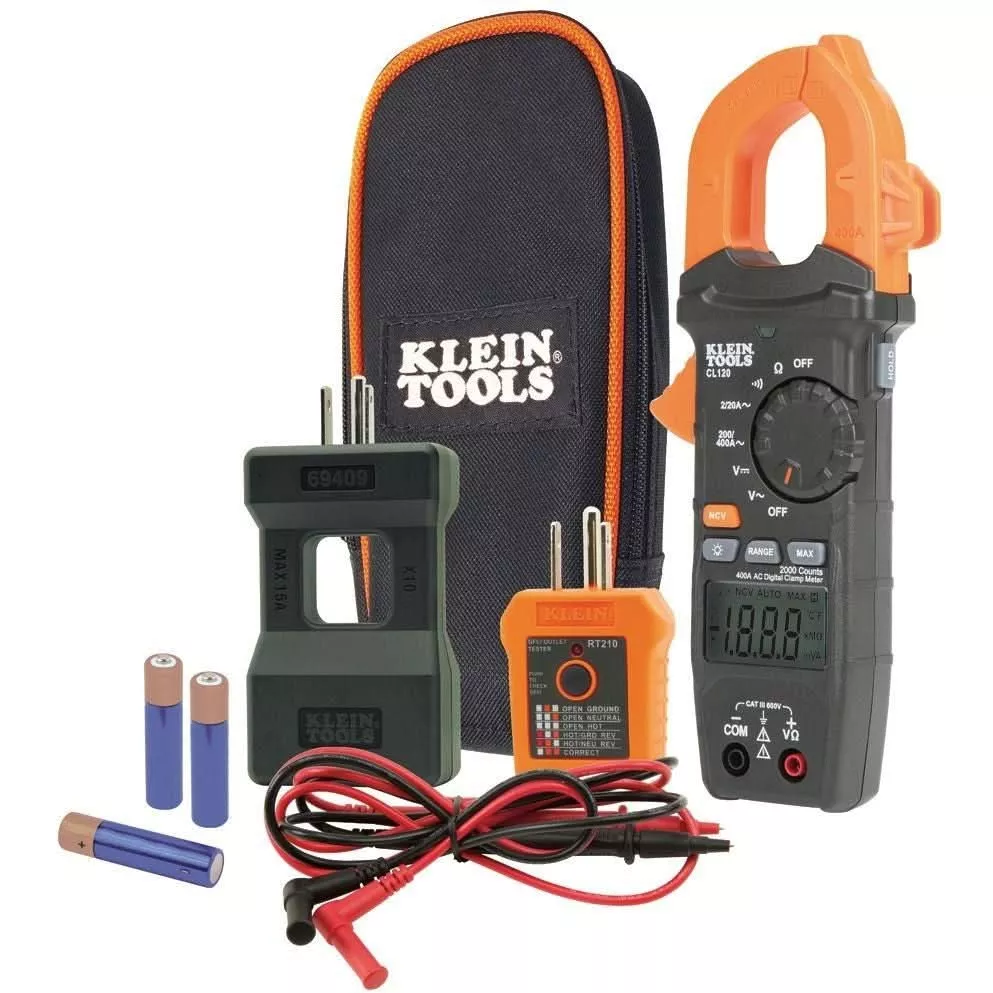 Klein CL120KIT Clamp Meter Electrical Test Kit