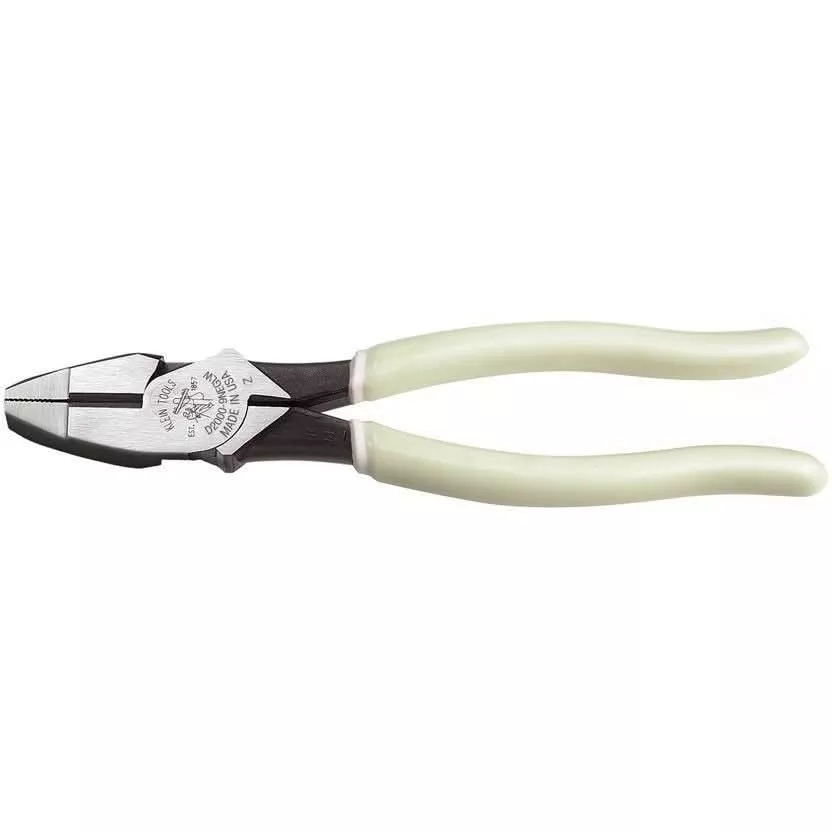 Klein D20009NEGLW High-Visibility Side-Cutting Pliers High-Leverage