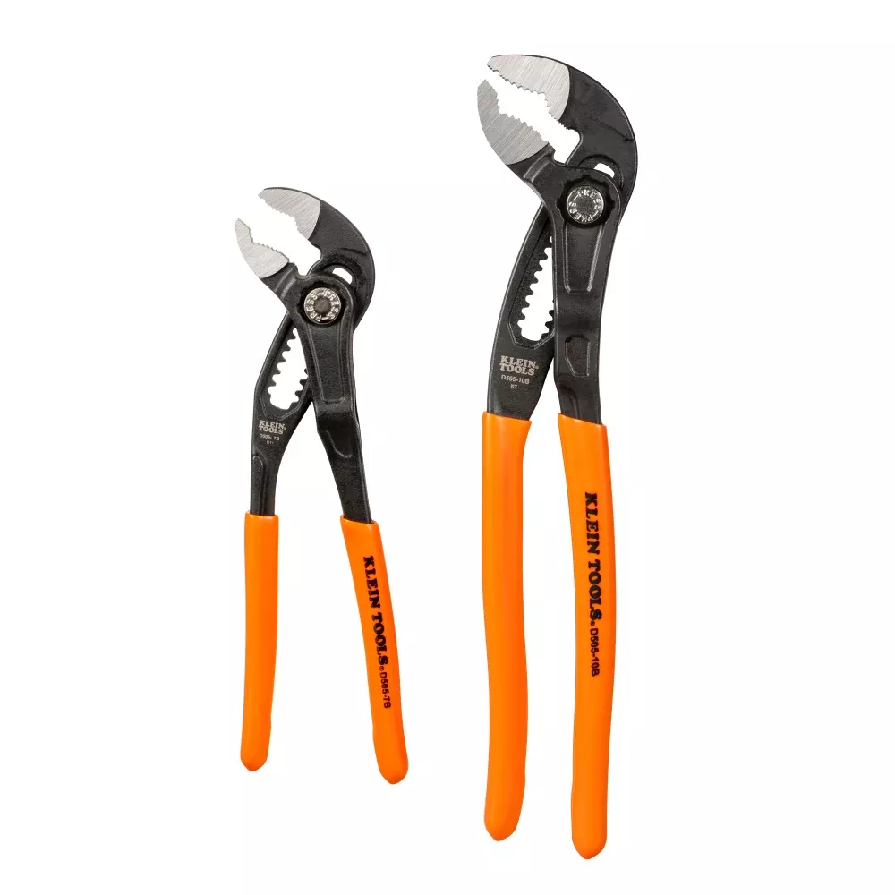 Klein D5052BKIT Quick Adjust Klaw Pump Pliers Set, 2-Piece