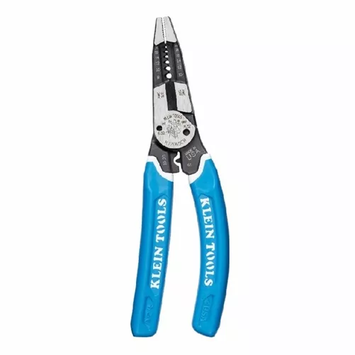Klein K12065CR Klein-Kurve Heavy-Duty Wire Stripper / Cutter / Crimper Multi Tool, 8-20 AWG