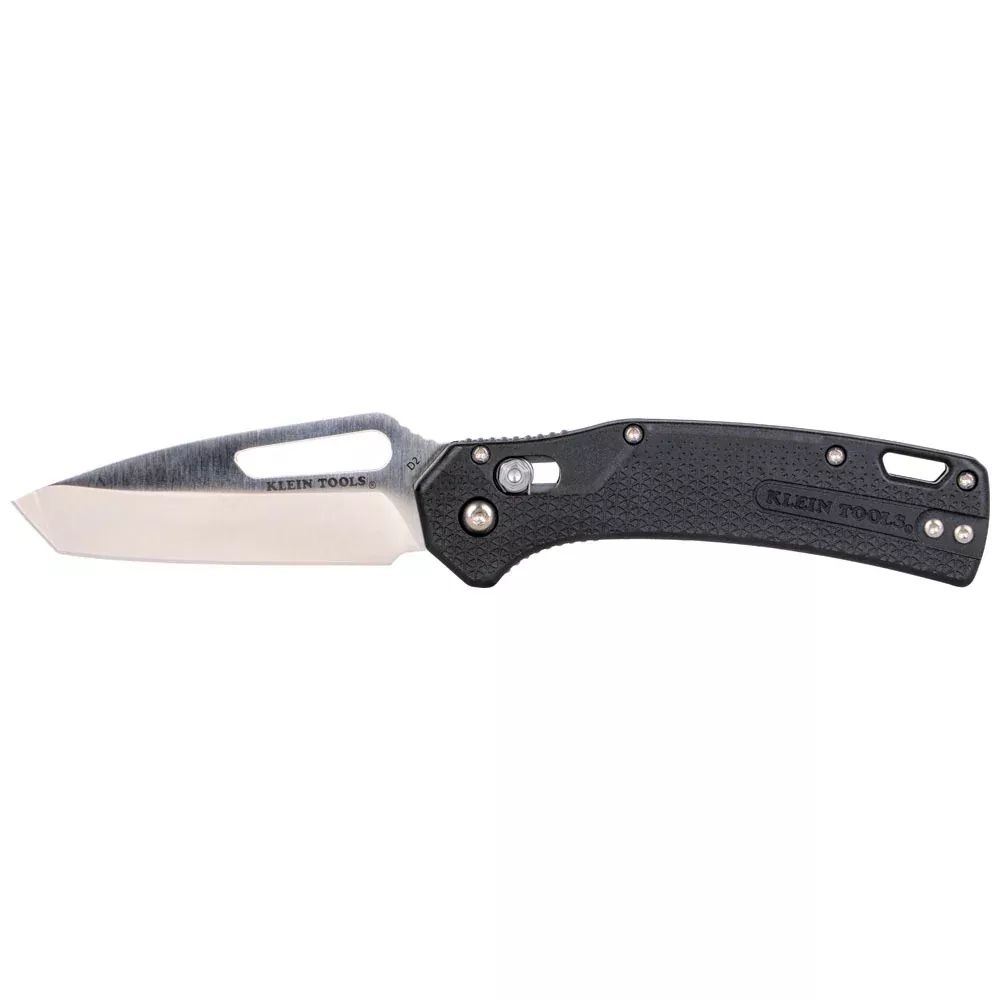 Klein KTO Resurgence Knife, Tanto Blade, Black Handle