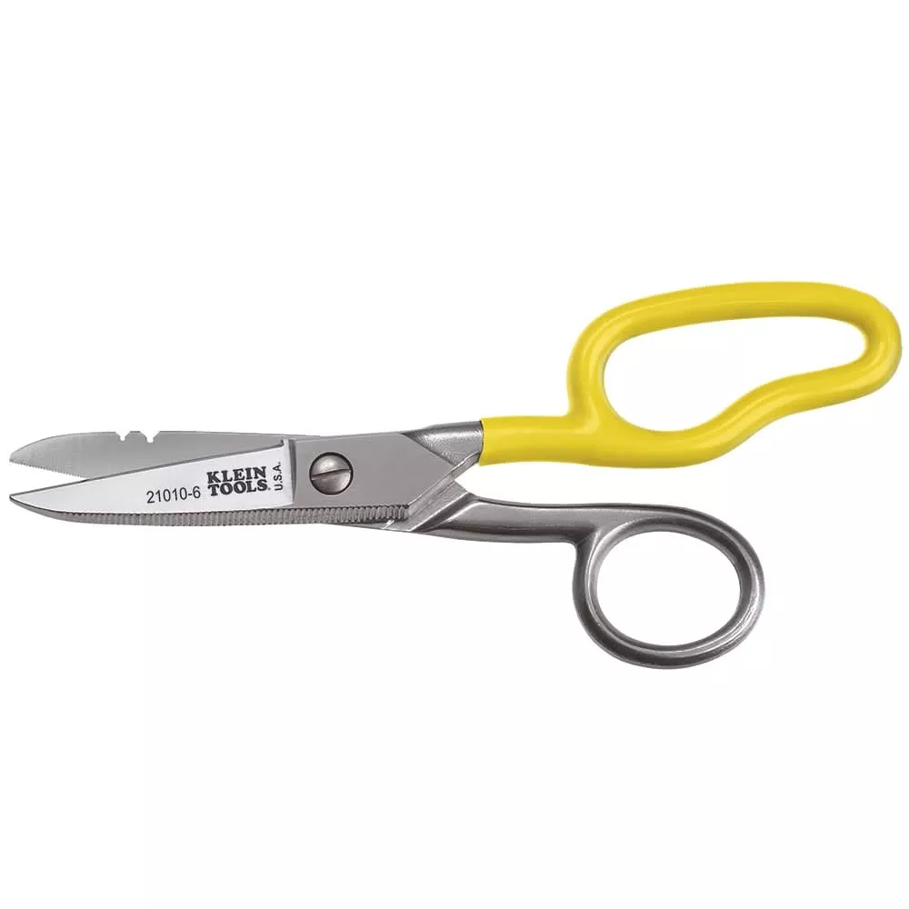 Klein Tools 210106SEN Free-Fall Snip, Scraper, File, Serrated Blades