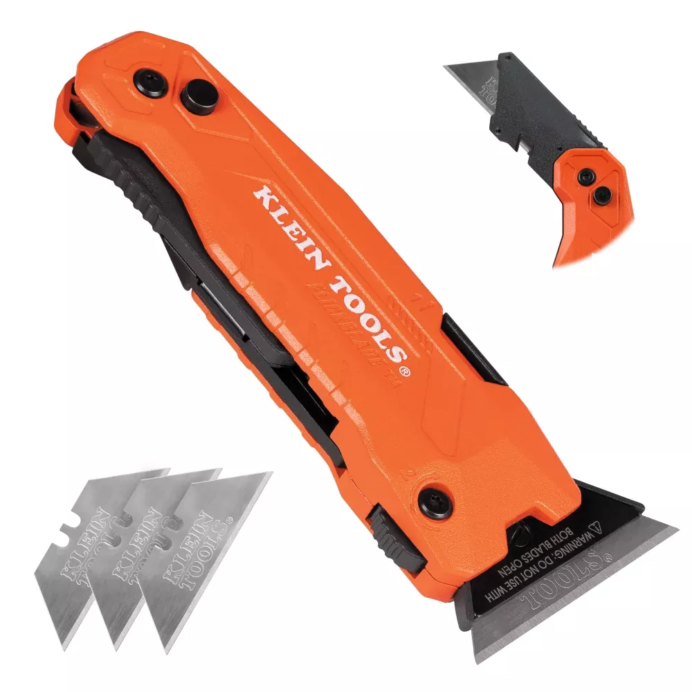 Klein Tools 44306 FLICKBLADE Utility Knife / Scraper