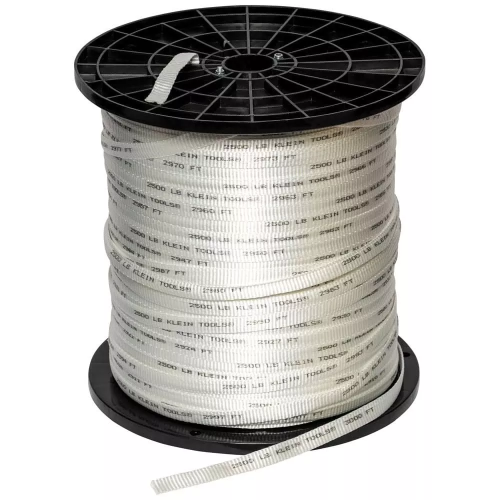 Klein Tools 50142 Conduit Measuring Pull Tape, 2500-Pound x 3000-Foot
