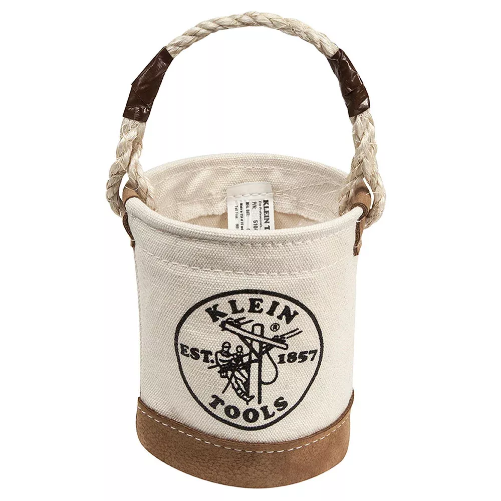 Klein Tools 5104MINI Mini Leather-Bottom Bucket