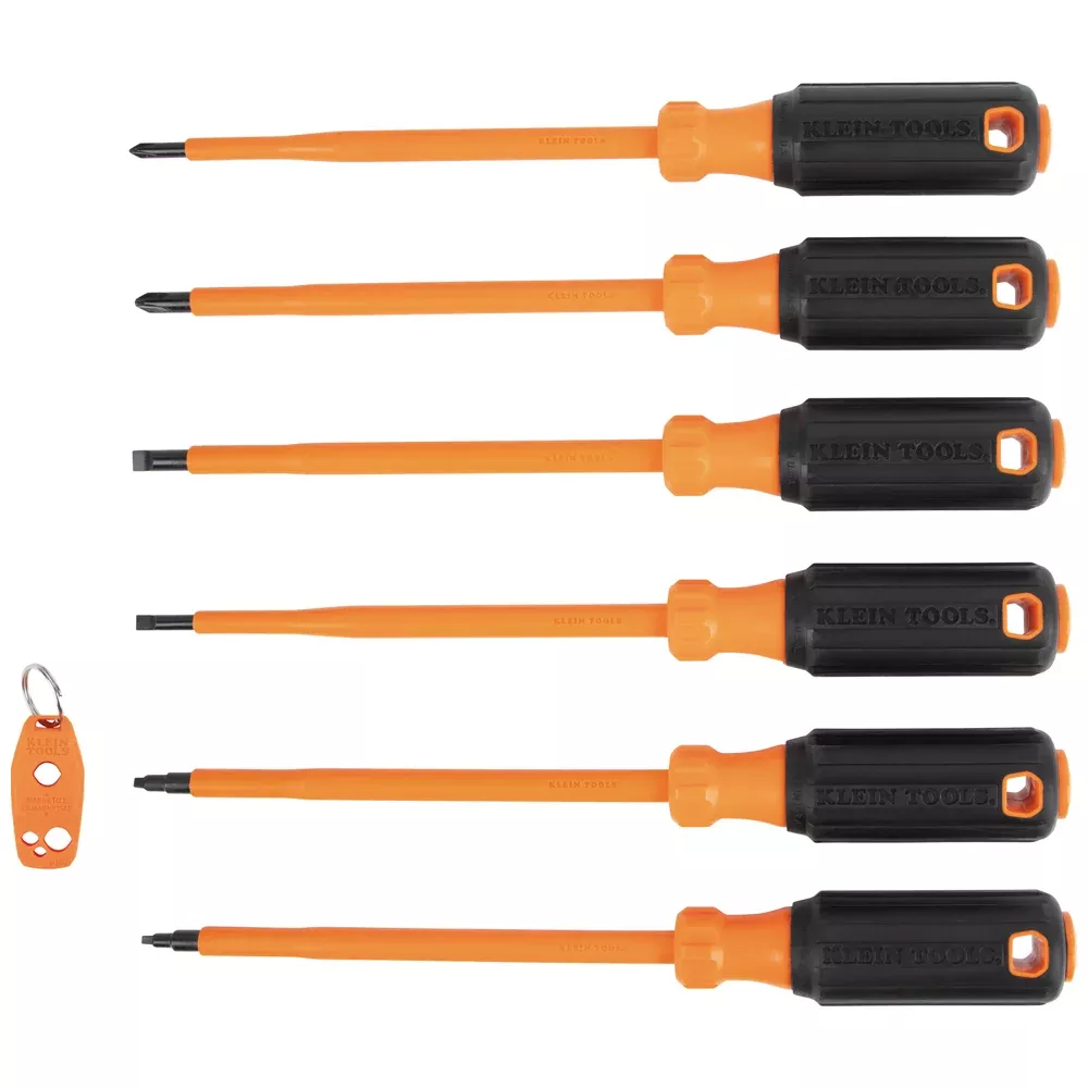 Klein Tools 85077INSR Insulated Screwdriver Set, 7 Pc