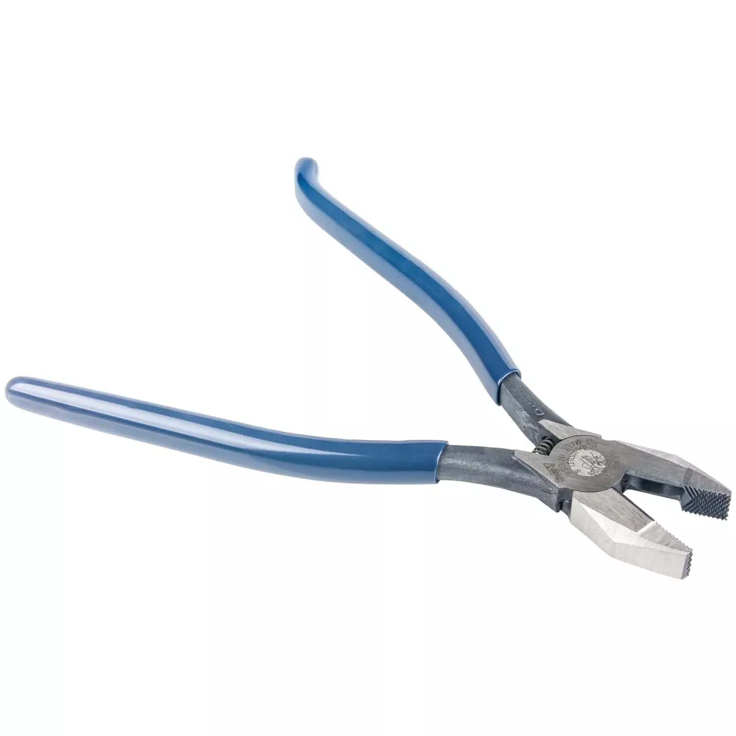 Klein Tools D201-7CSTLFT Ironworker's Left-Handed Spring Loaded Rebar Pliers, 9-in.