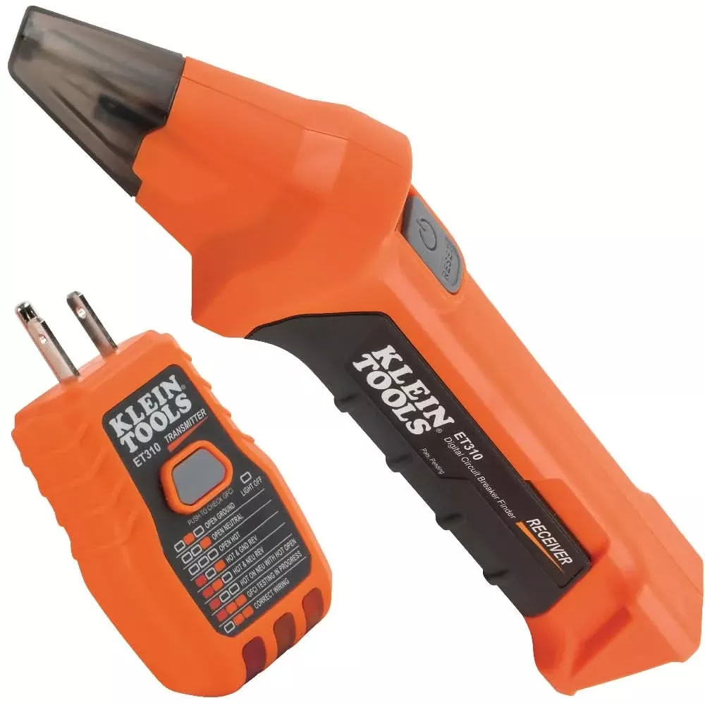 Klein Tools ET310 Digital Circuit Breaker Finder with GFCI Outlet Tester