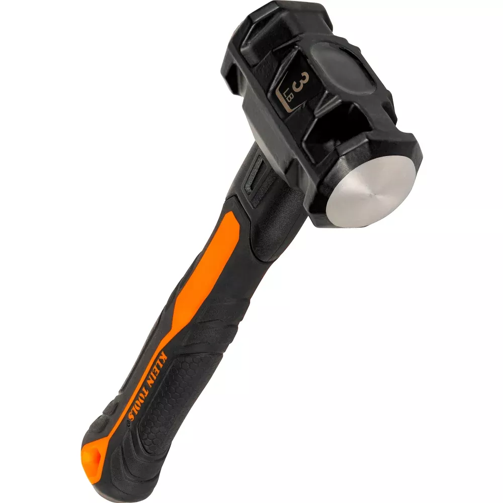 Klein Tools H80693 Dual-Faced Fiberglass Hammer, 3 lb