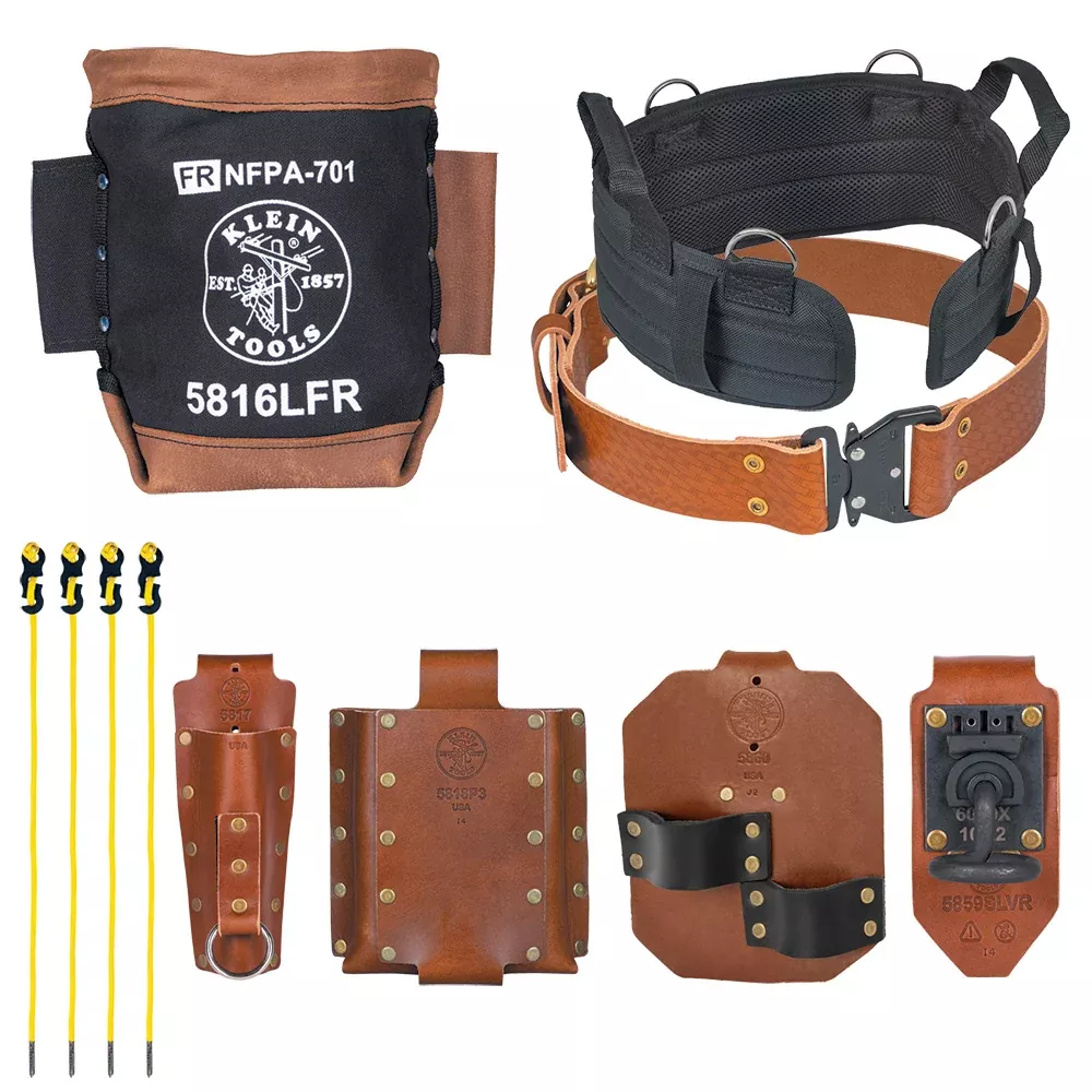 Klein Tools Ironworker Complete Toolbelt System, Medium