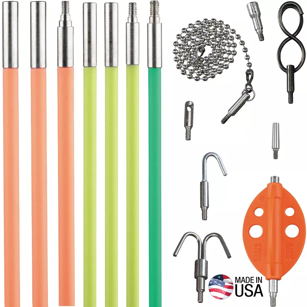 Klein Tools Multi-Flex Glow Rod Set, 35-Foot