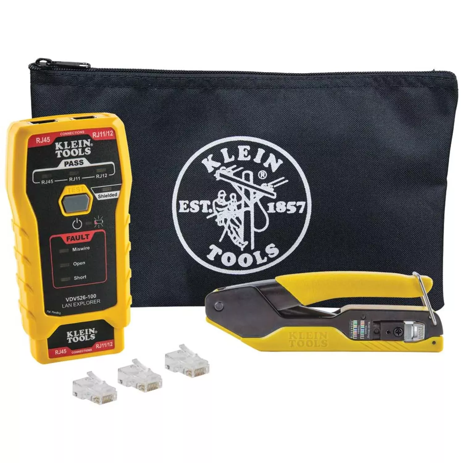 Klein Tools VDV026-813 Pass-Thru Cable Installation Kit