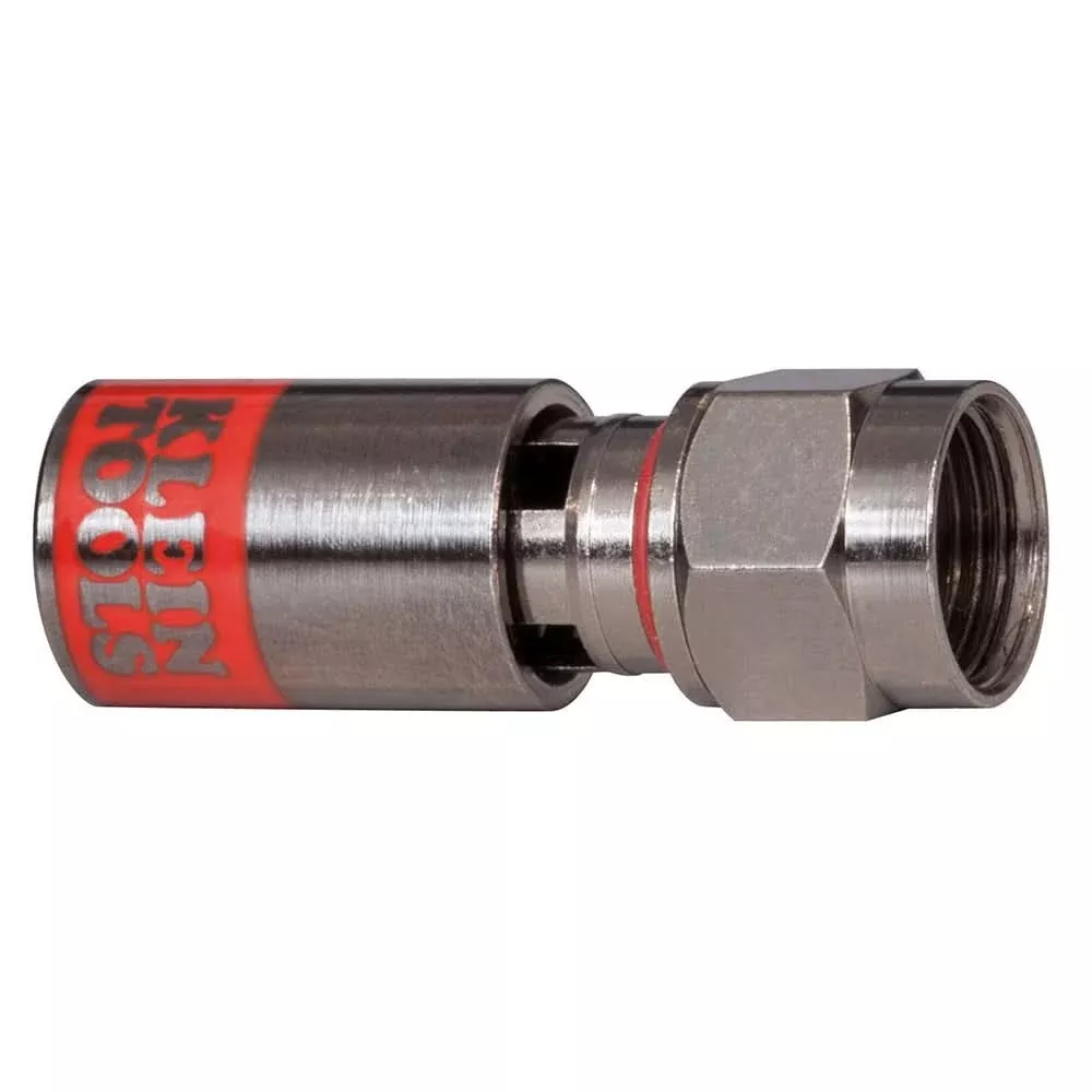 Klein Tools VDV812-618 Universal F-Compression Connectors RG59 50-Pack