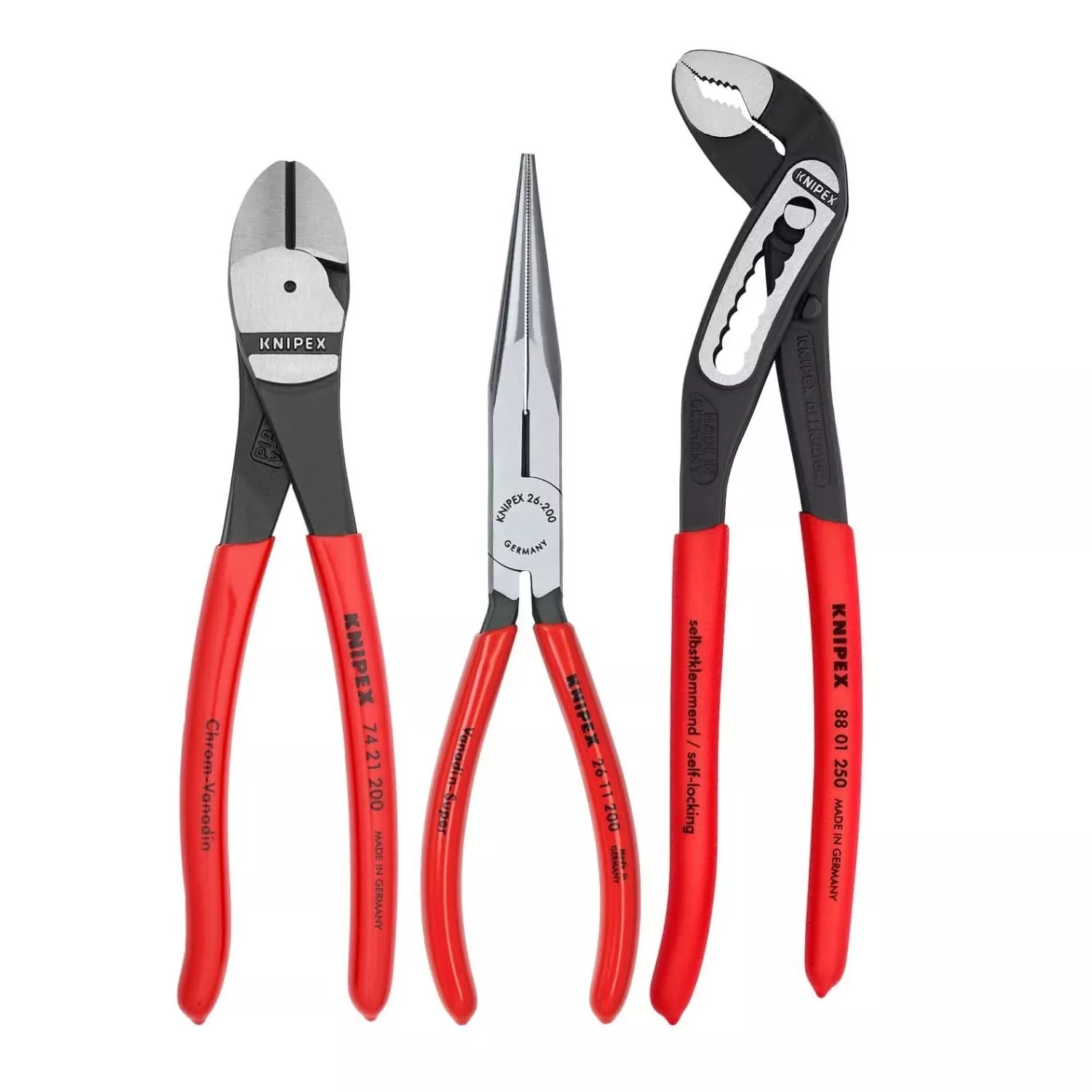 Knipex 00 20 08 US1 3 Pc Universal Set with Alligator