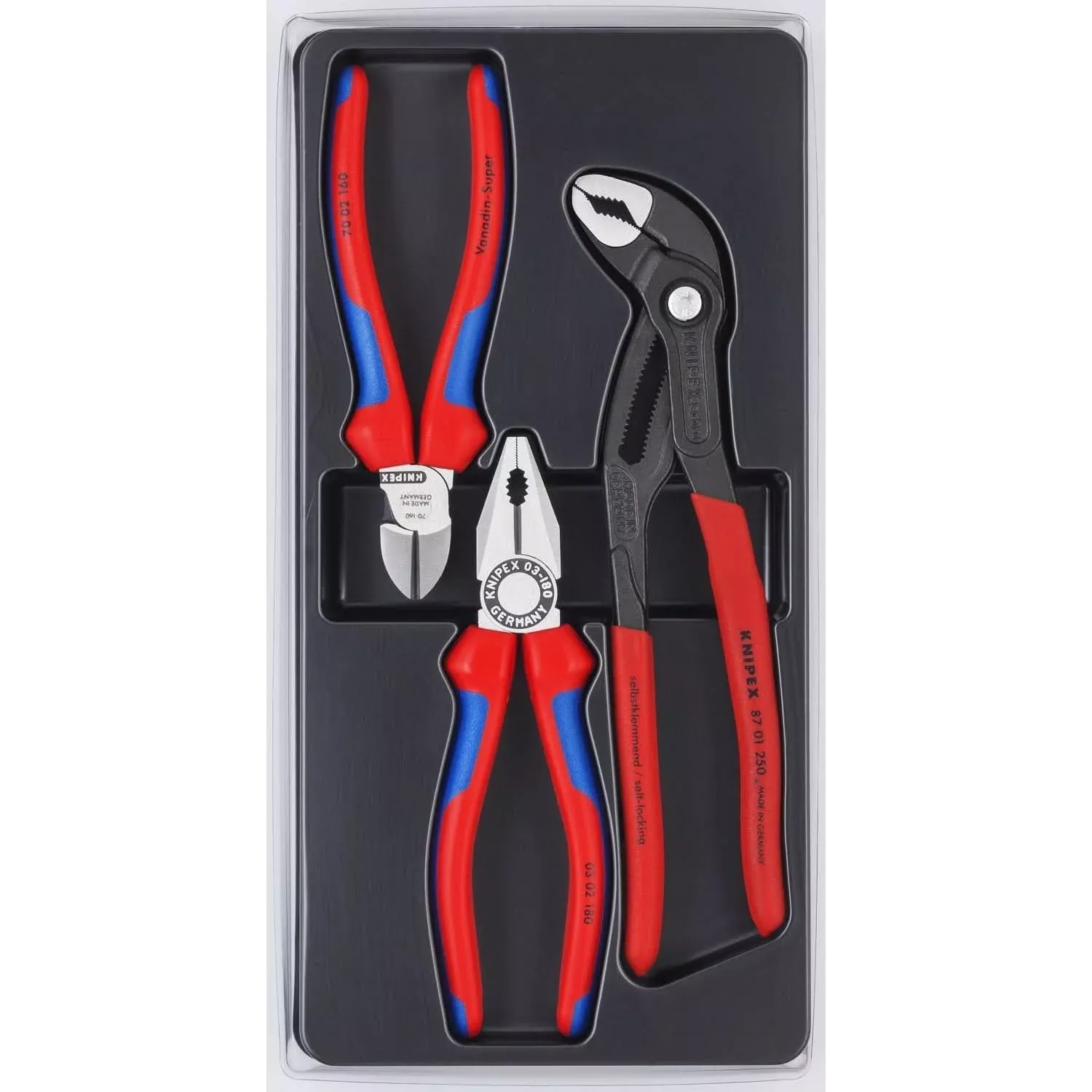 Knipex 00 20 09 V01 3 Pc Bestseller Pliers Set