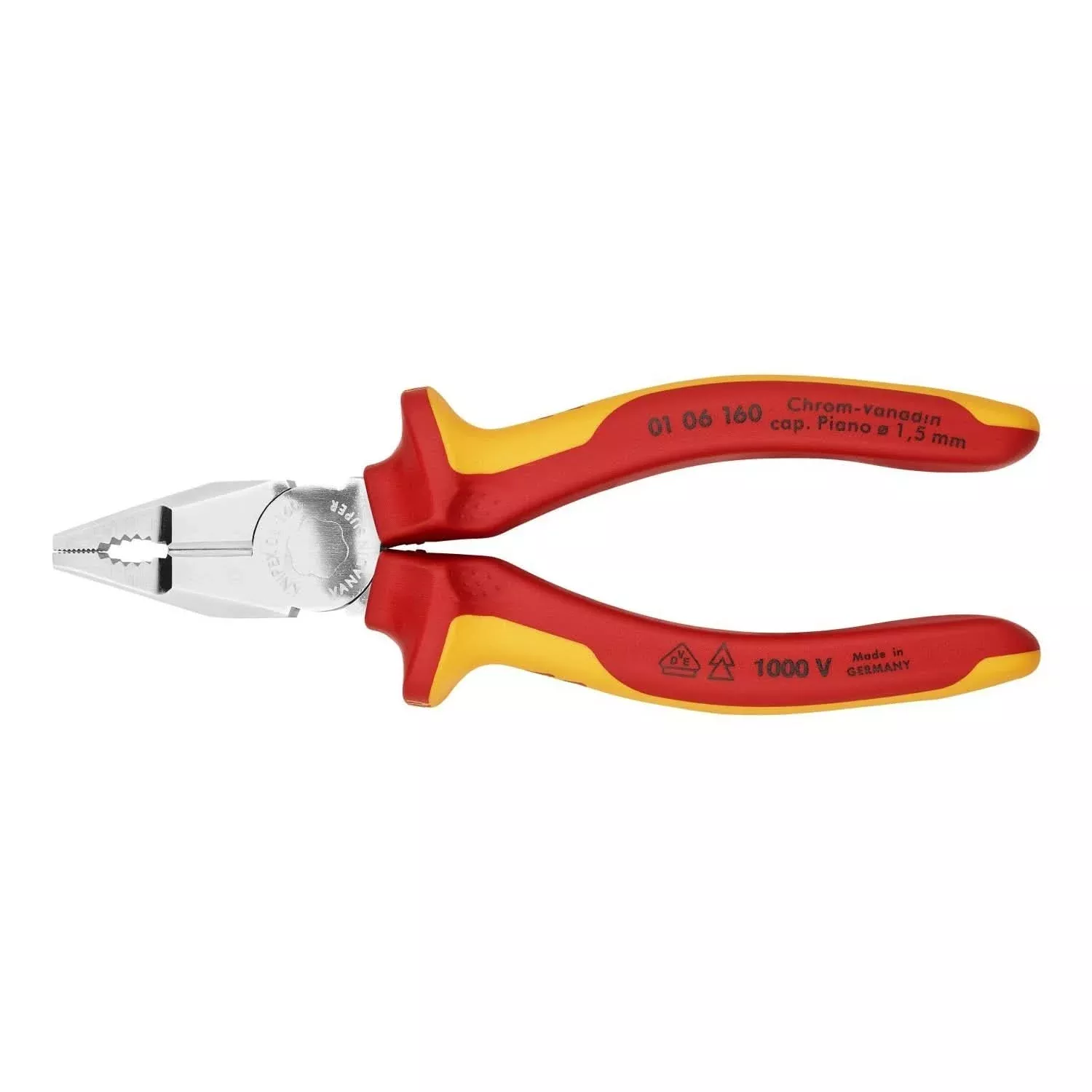 Knipex 01 06 160 Combination Pliers-1000V Insulated
