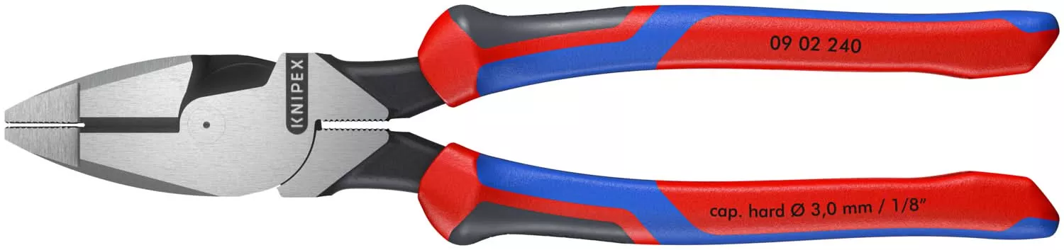 Knipex 09 02 240 High Leverage Lineman's Pliers New England Head