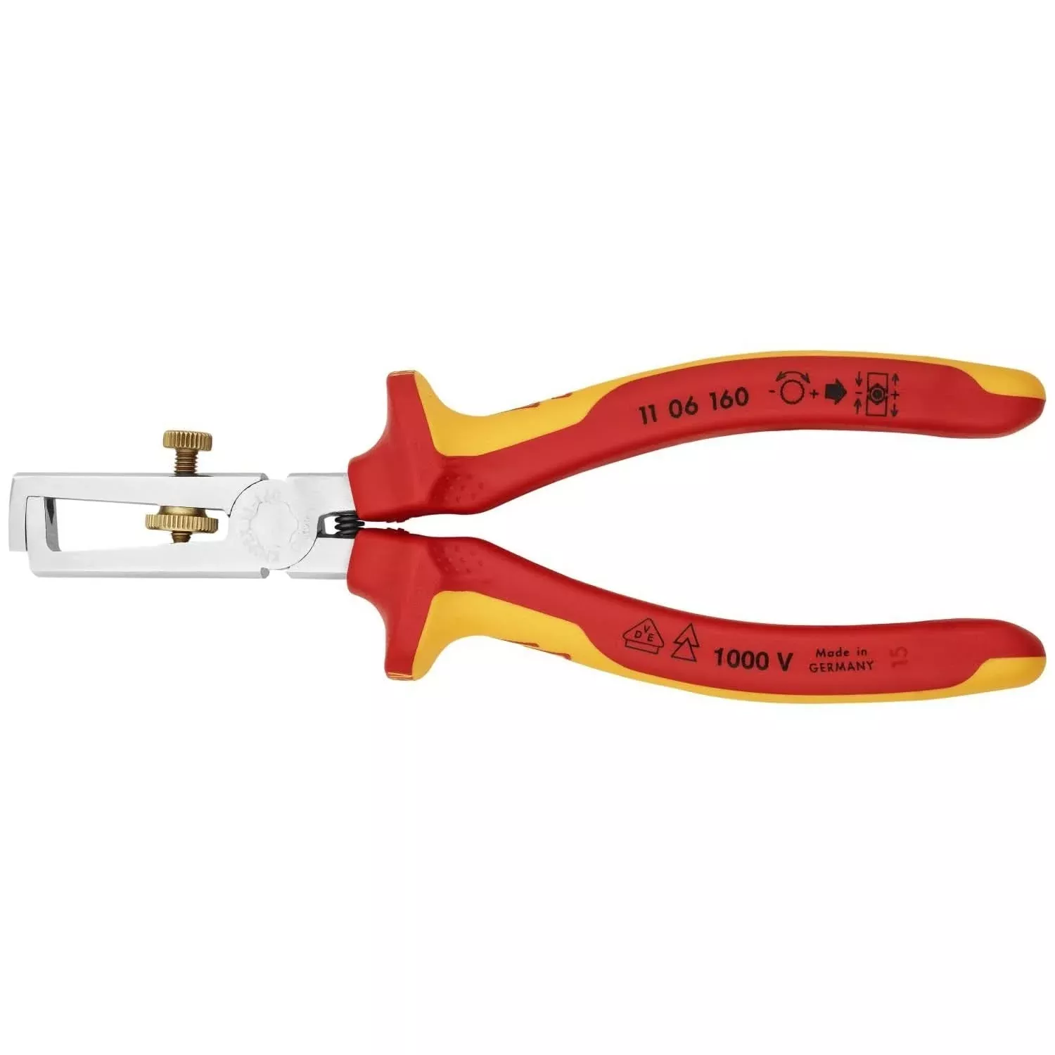 Knipex 11 06 160 End-Type Wire Stripper-1000V Insulated