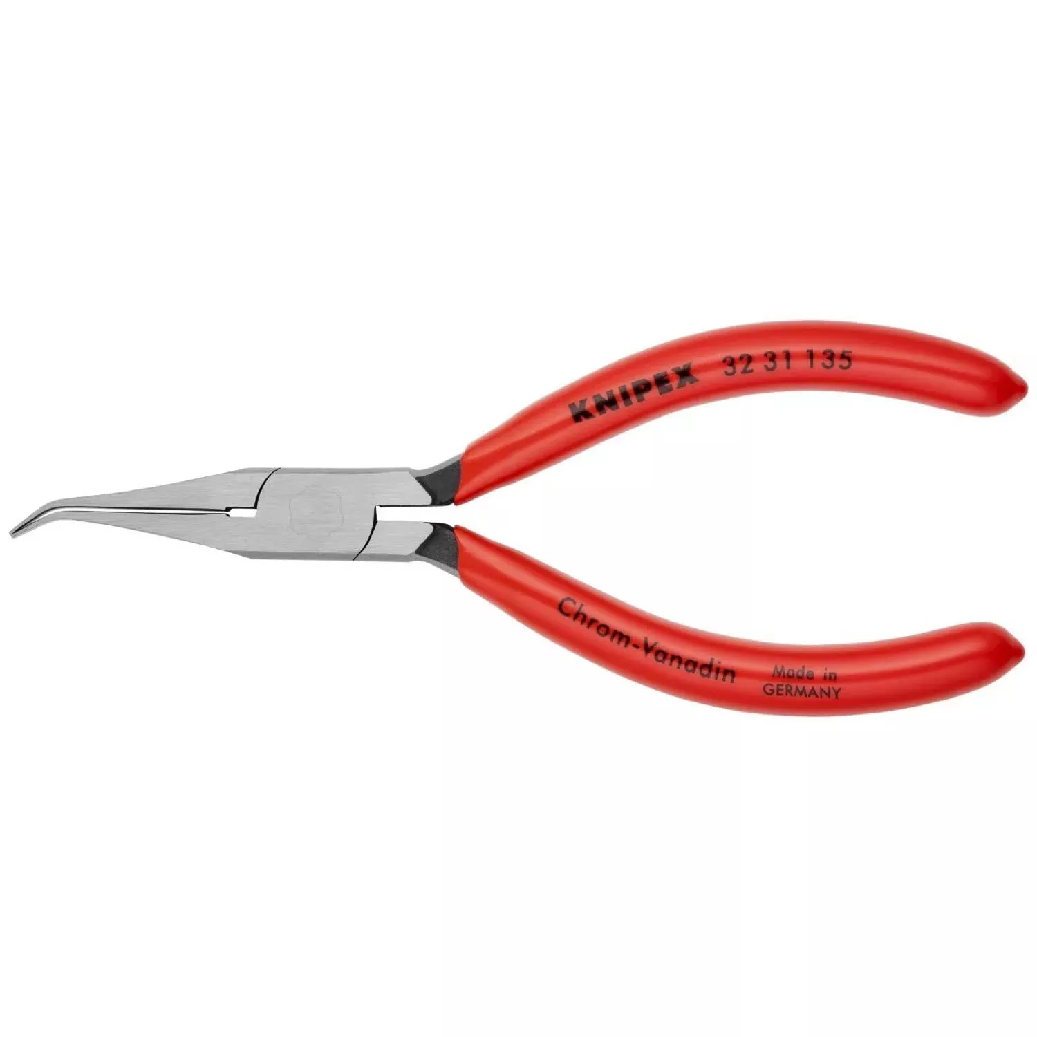 Knipex 32 31 135 Long Nose Relay Adjusting 40° Angled Pliers-Flat Tips