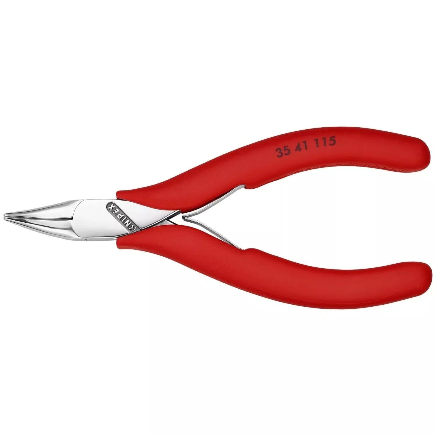 Knipex 35 41 115 Electronics 45° Angled Pliers-Half Round Tips