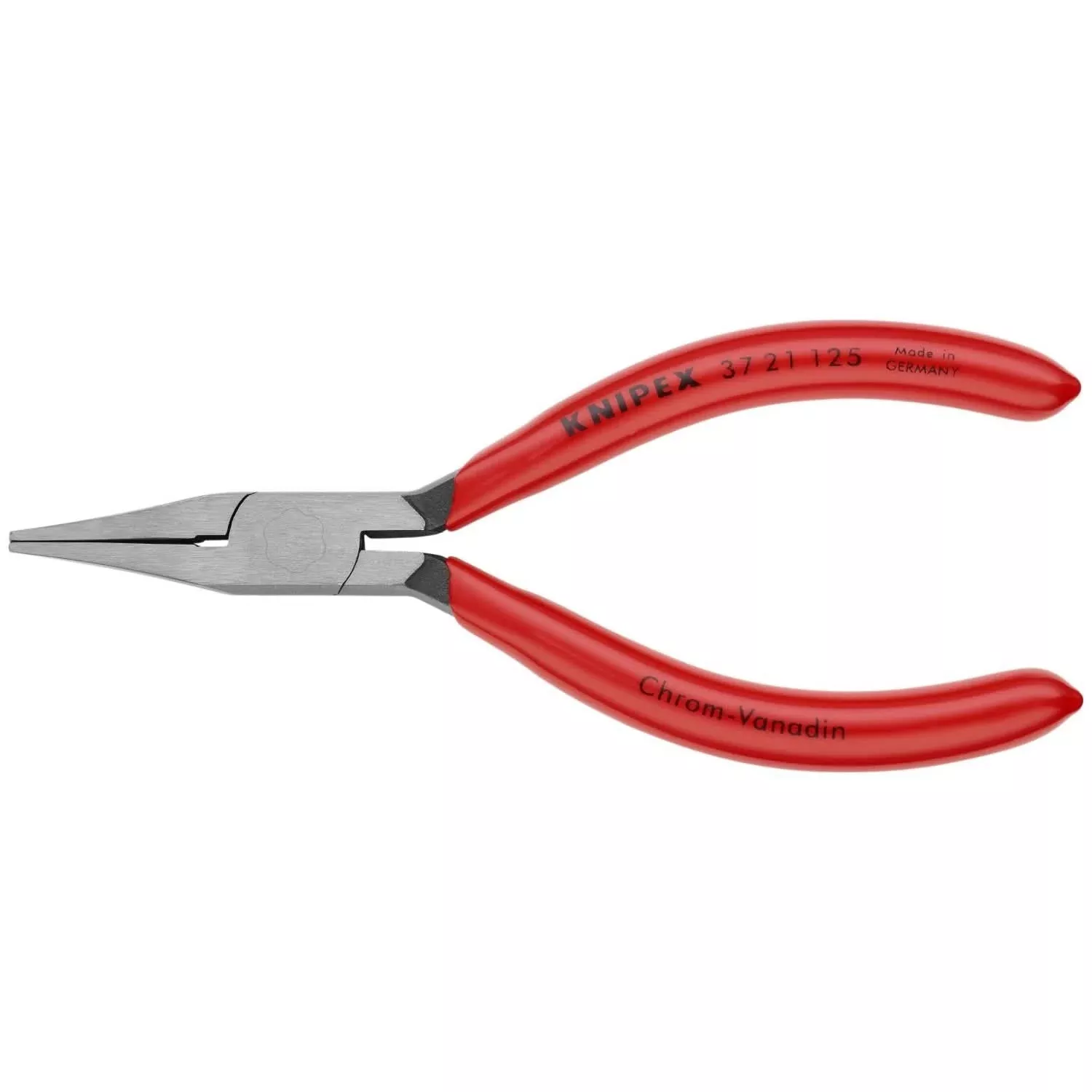 Knipex 37 21 125 Electronics Gripping Pliers-Flat Pointed Tips