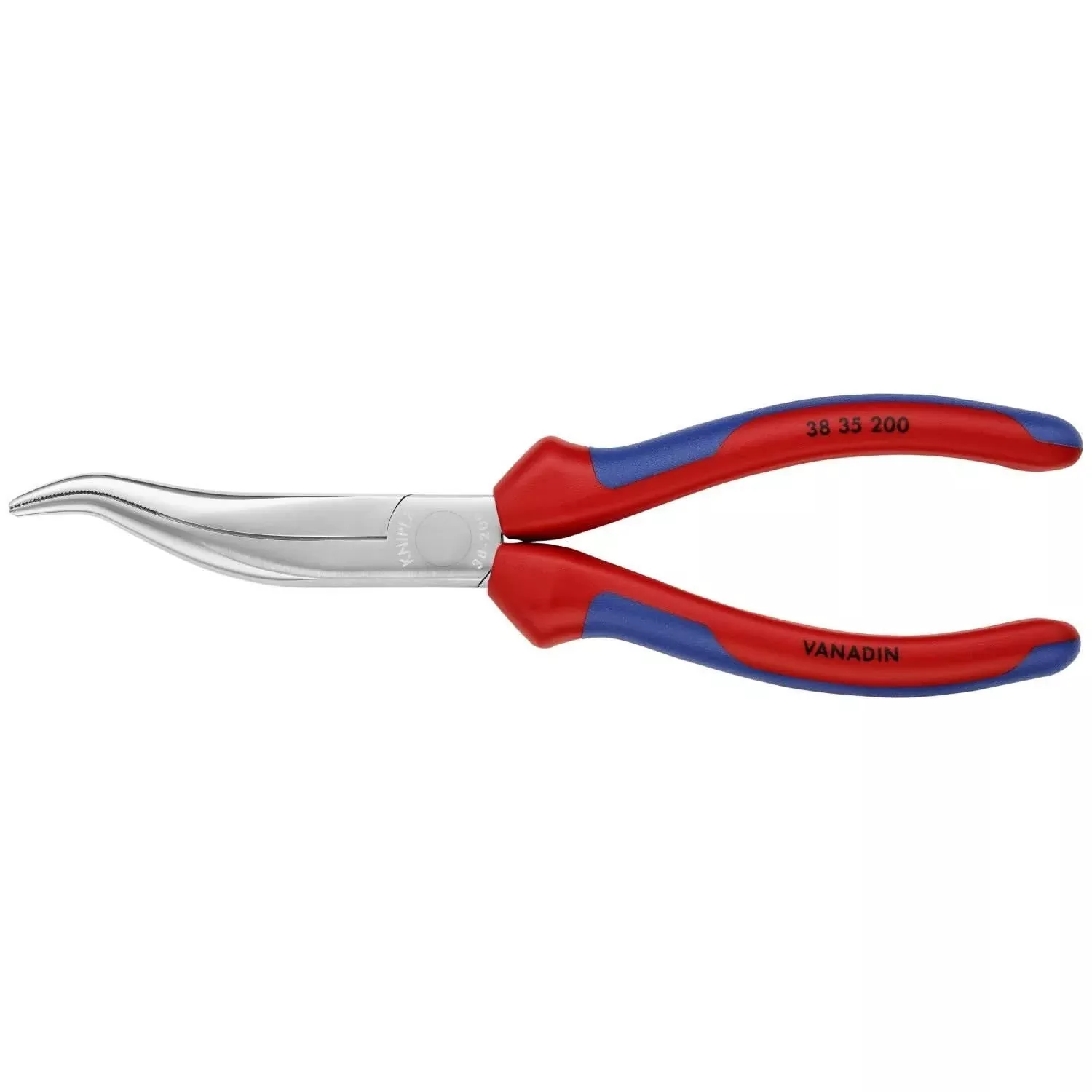 Knipex 38 35 200 Long Nose Pliers without Cutter-S Shape