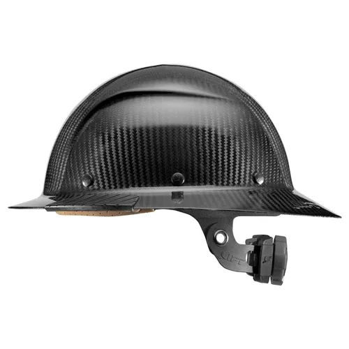 Lift DAX Carbon Fiber Full Brim Hard Hat (Gloss Black) HDC-15KG