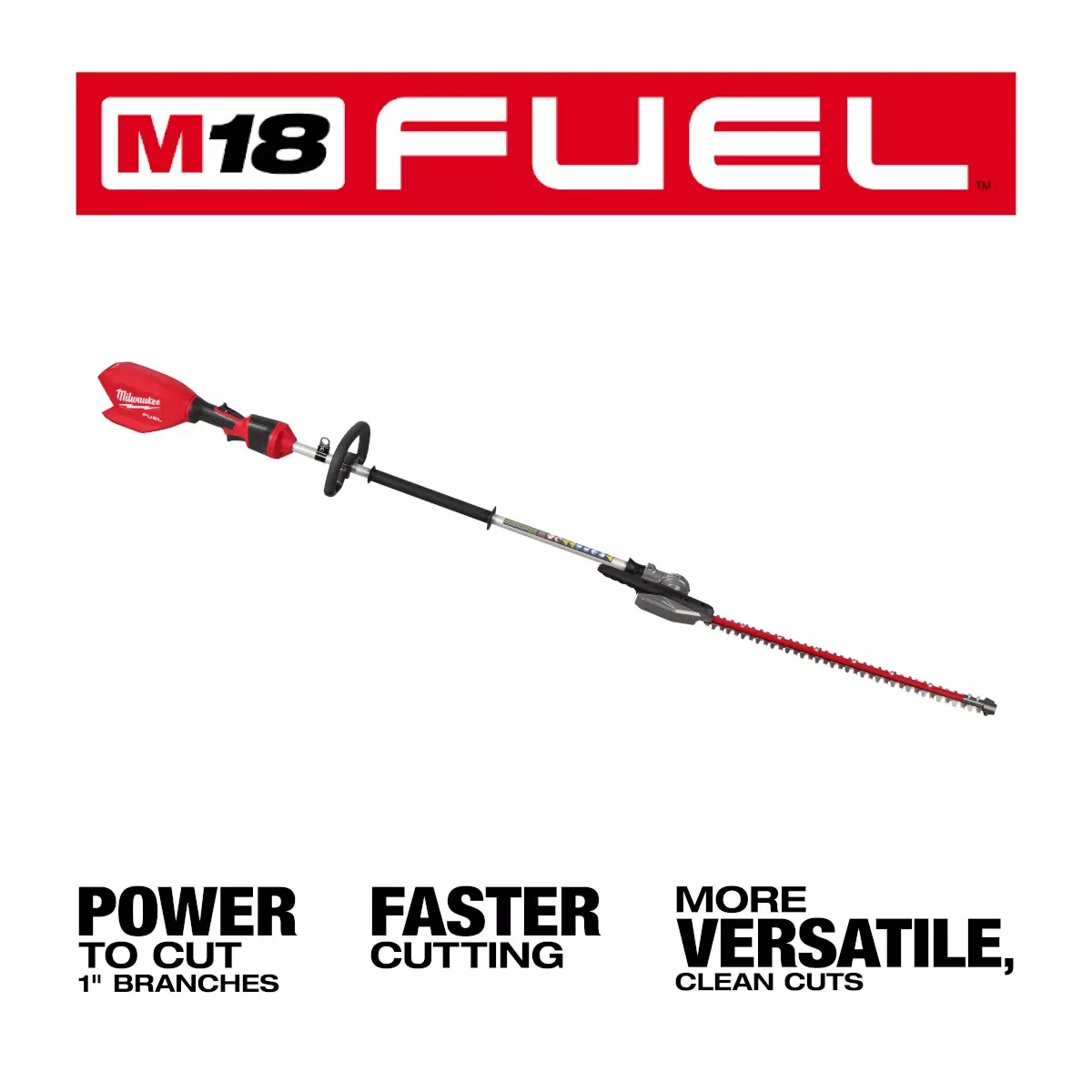 M18 FUEL Pole Articulating Hedge Trimmer